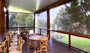 Zipscreen outdoor blinds gives you privacy as year-round protection as well as keeping you safe from the elements and insects. Enhance your living space and create an outdoor haven. Experience true relaxation and comfortable entertainment without the time-consuming stress and cost of traditional renovations.